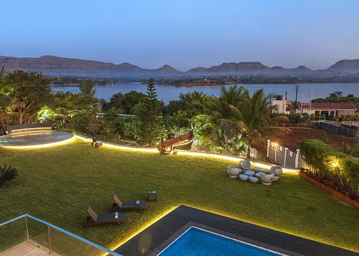 Saffronstays Jannat, Igatpuri 100 Percent Pet-Friendly Villa With Amazing Lake View