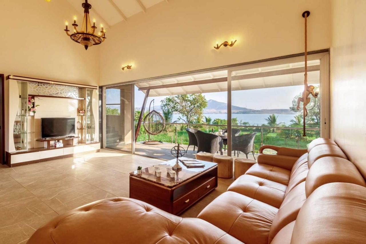 Villa Luna By Stayvista - Lakeside Charm With Terrace, Lush Lawn & Modern Decor