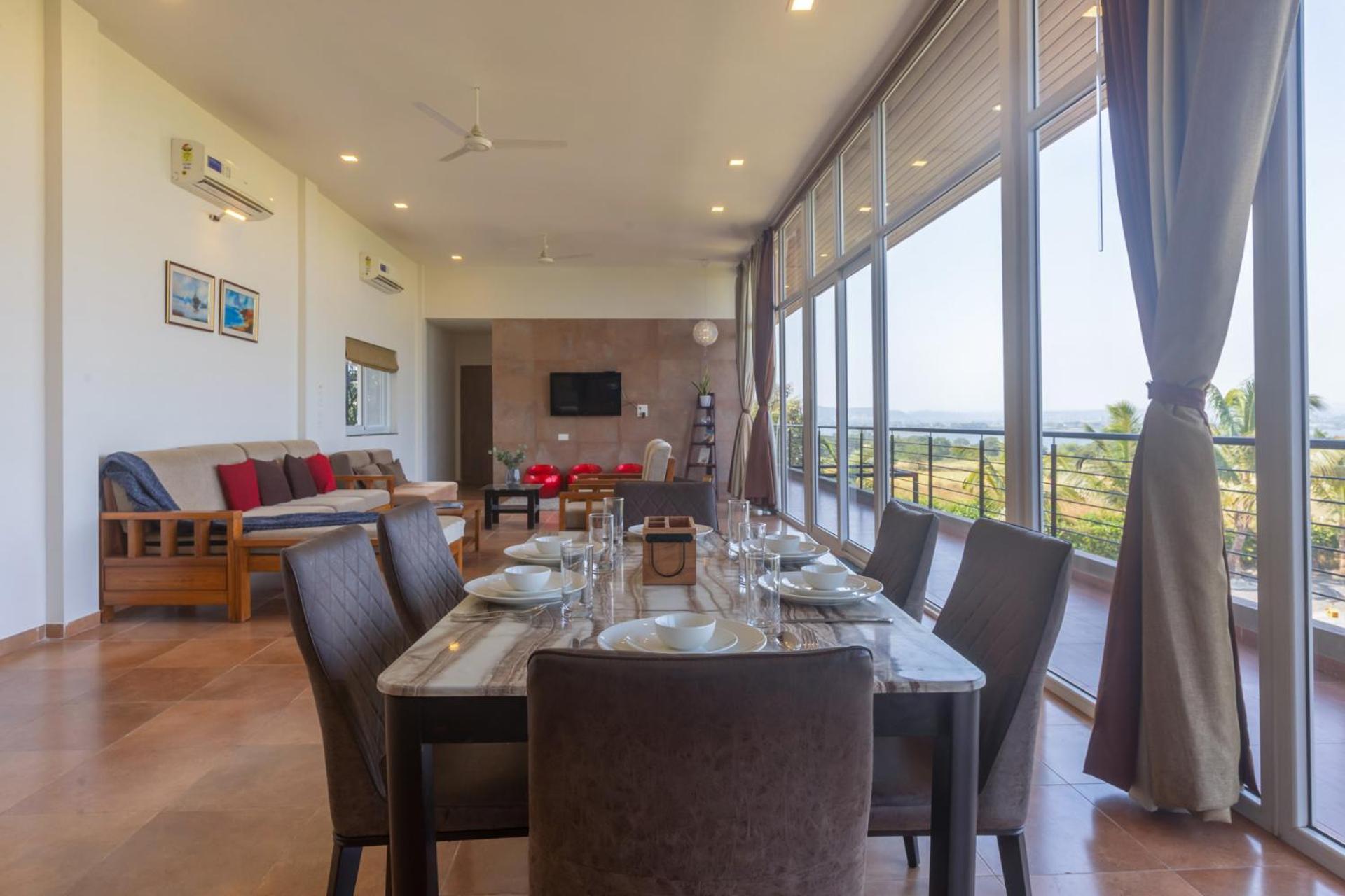 Stayvista's Watermark - Hillside Lakeview Retreat With Infinity Pool, Garden & Terrace - Near Nashik's Vineyard Haven Villa Nashik