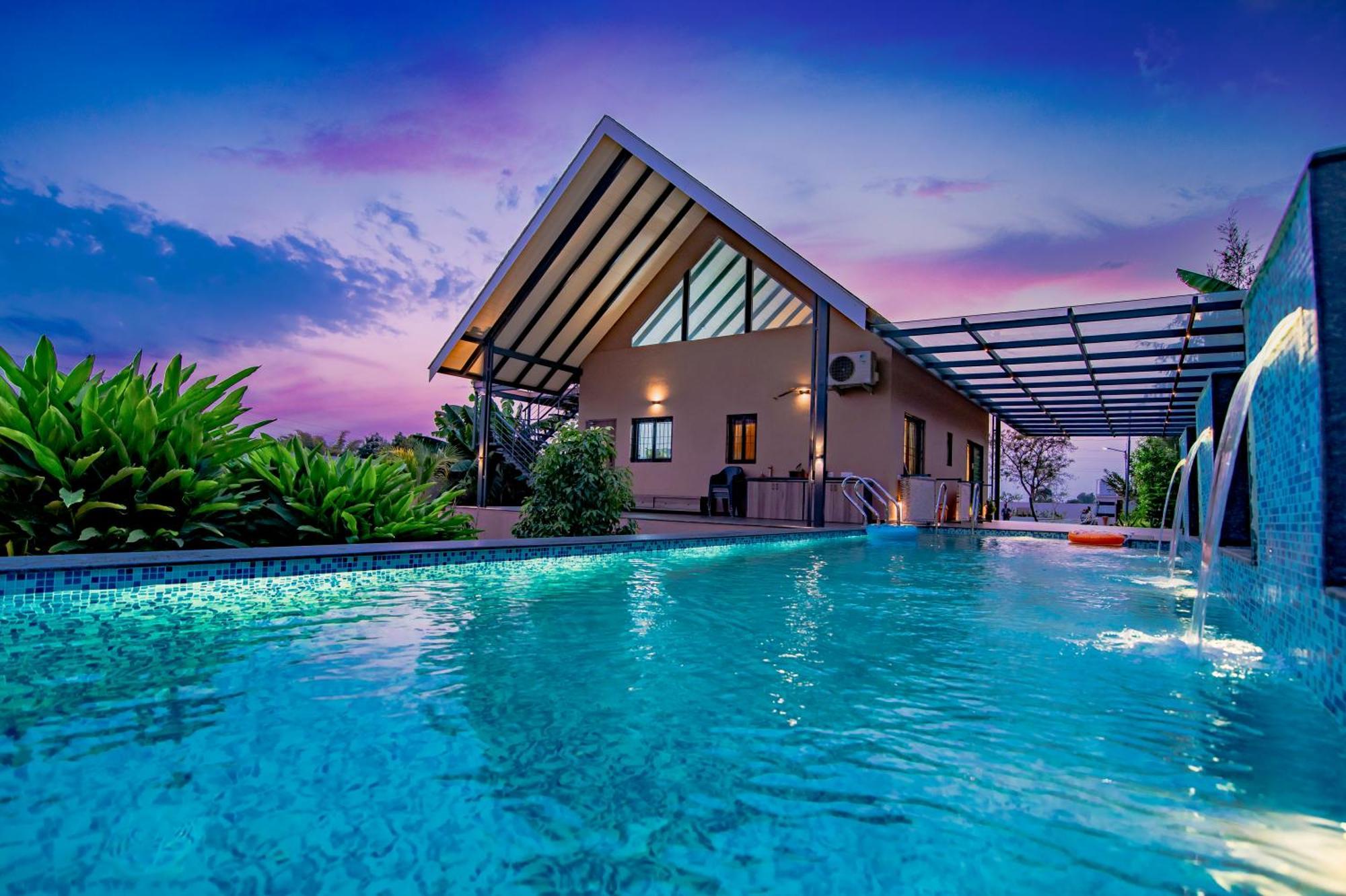 Saffronstays Eden, - Pet-friendly With Pool, Jacuzzi & Grape Farm