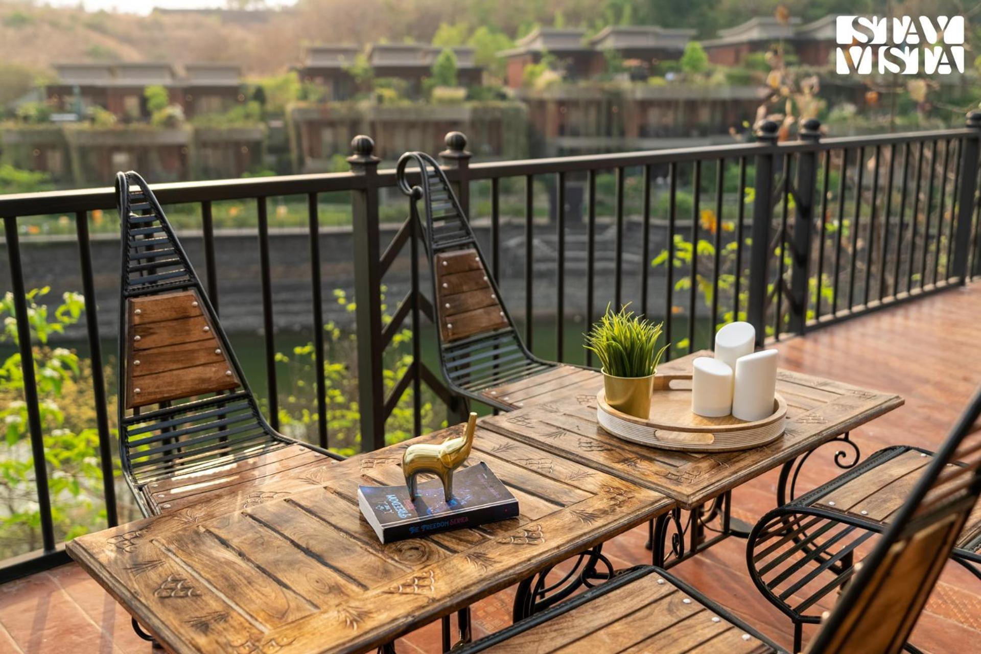 Stayvista's Cerenity Castle - Lakeside Haven With Hill-view, Terrace & Indoor Entertainment Villa