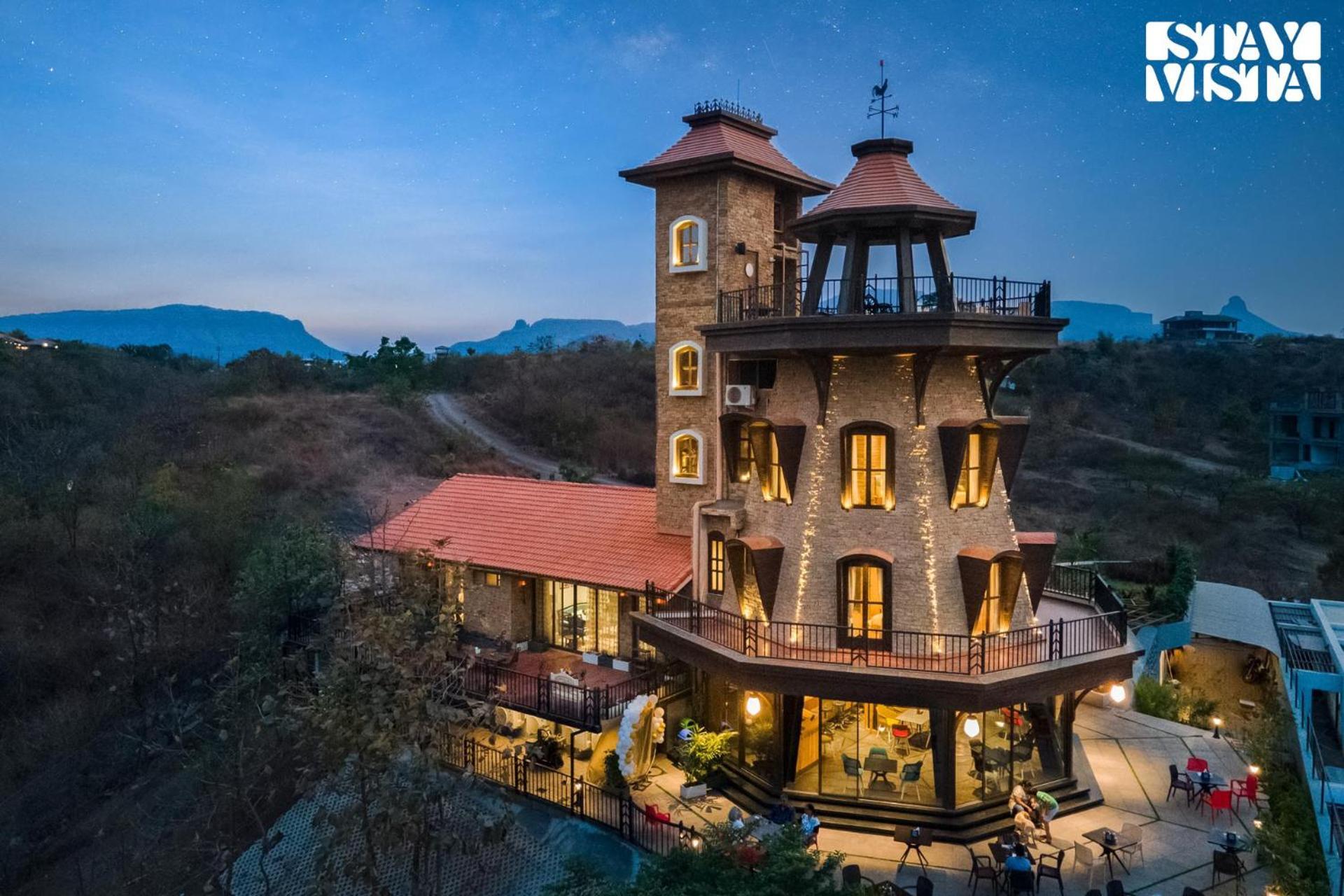 Stayvista's Cerenity Castle - Lakeside Haven With Hill-view, Terrace & Indoor Entertainment Villa *