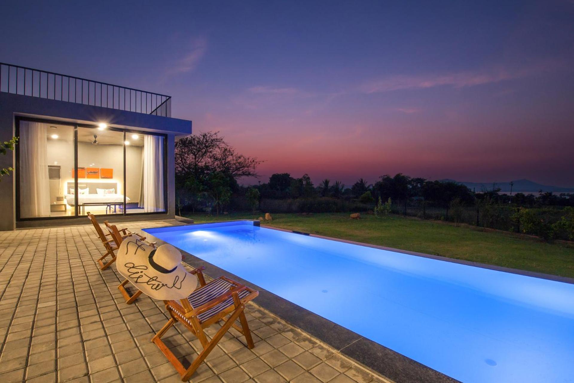 Stayvista's - Lakeview With Spacious Pool & Terrace For Stargazing Villa