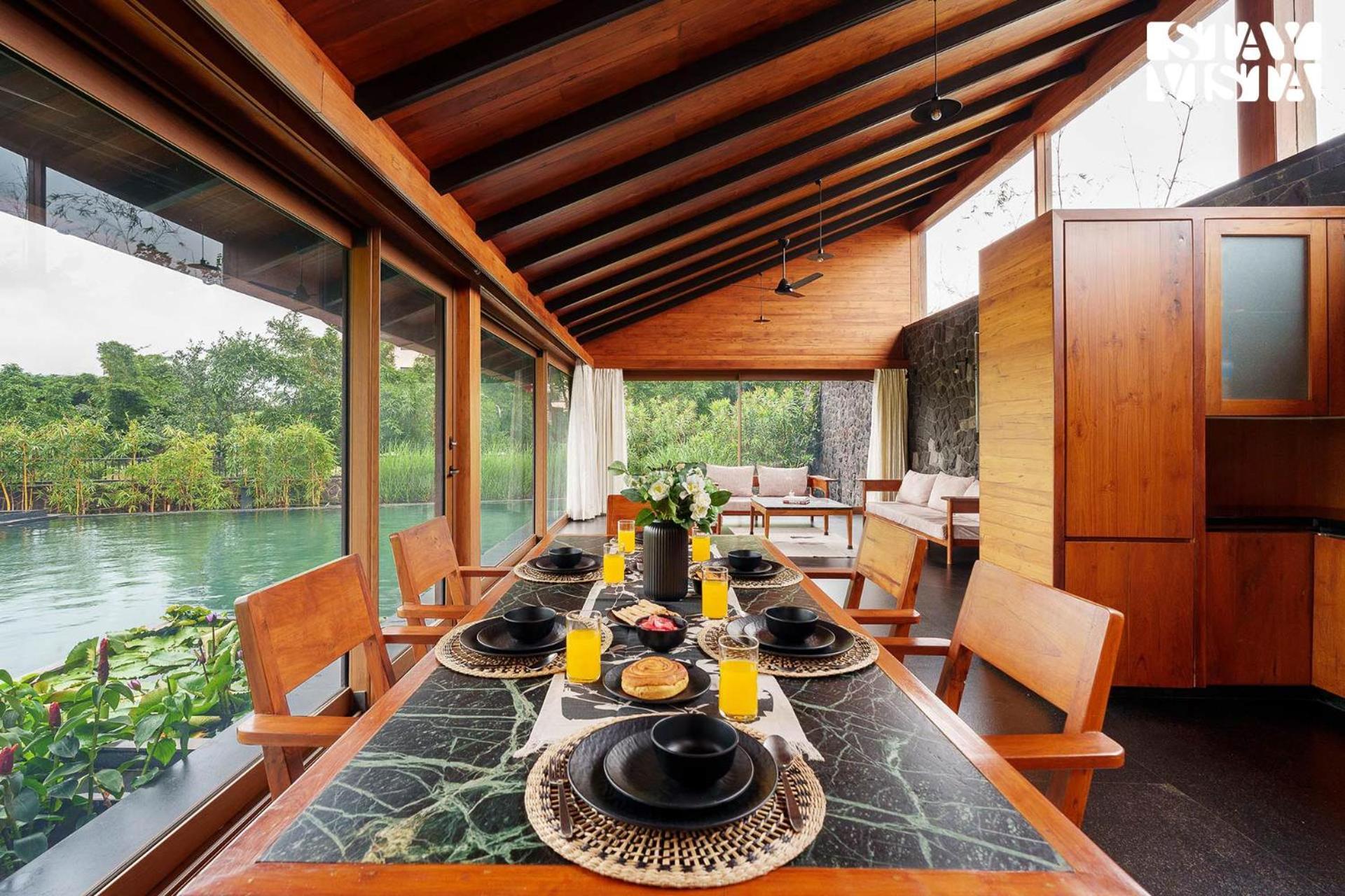 Stayvista At Stonescape With Pool, Lawn & Mountain View Nashik